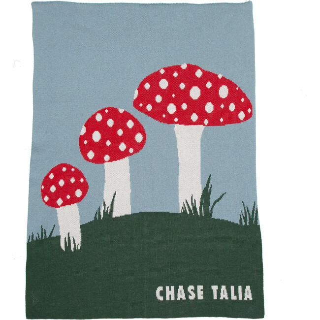 Personalized Baby Blanket, Mushroom