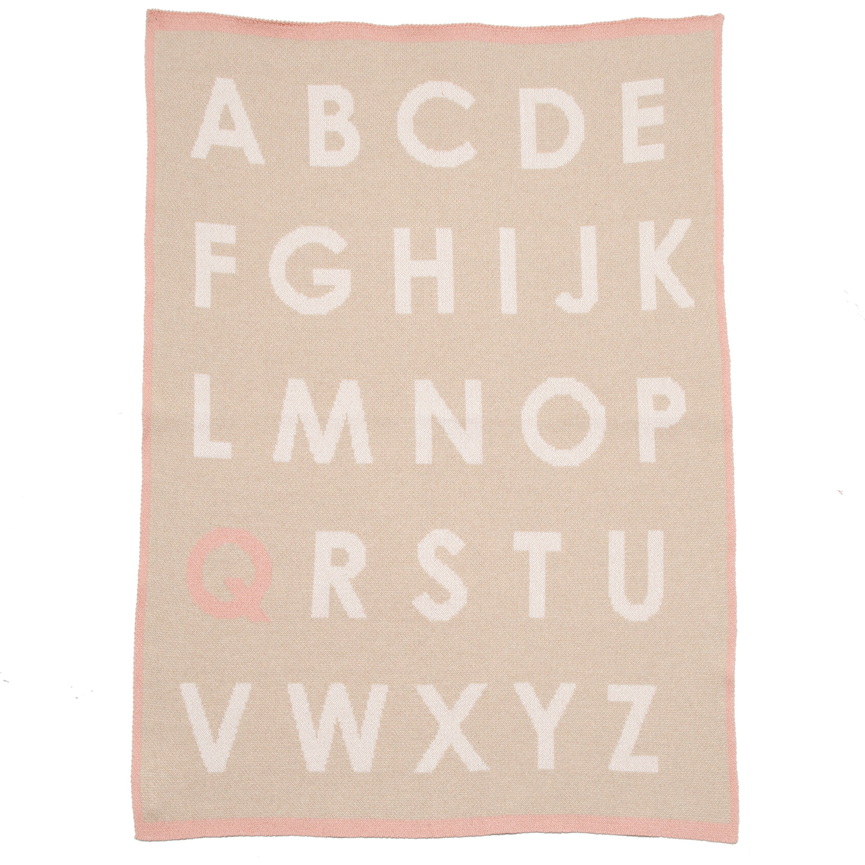 Personalized Baby ABC Blanket, Cameo - Blankets - 1