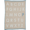 Personalized Baby ABC Blanket, Rain - Blankets - 1 - thumbnail