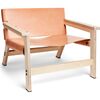 Leather Lounger, Natural - Accent Seating - 1 - thumbnail