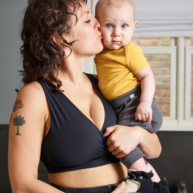 FourthWear Postpartum Bralette, Black - Postpartum Care - 5