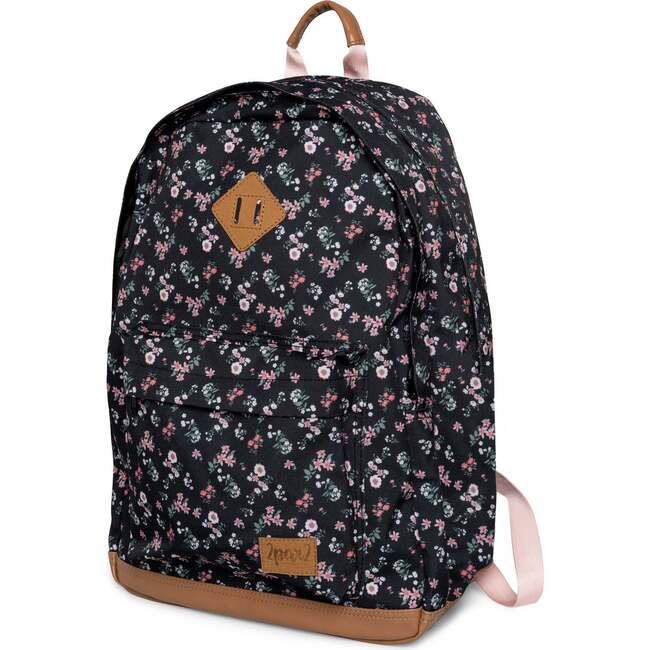 Backpack, Printed Flowers