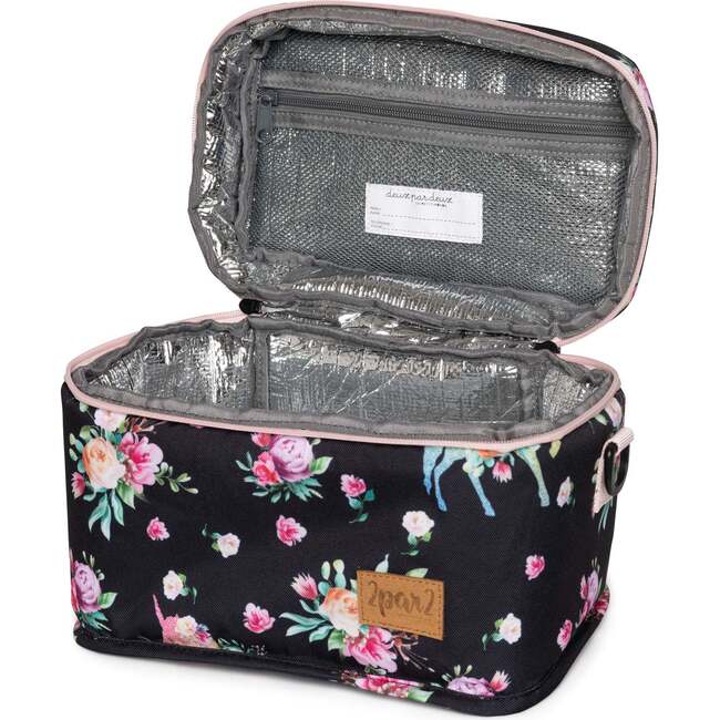Lunch Box, Printed Unicorns And Flowers - Lunchbags - 4
