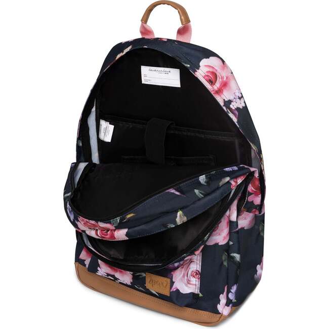 Backpack, Printed Roses - Backpacks - 4