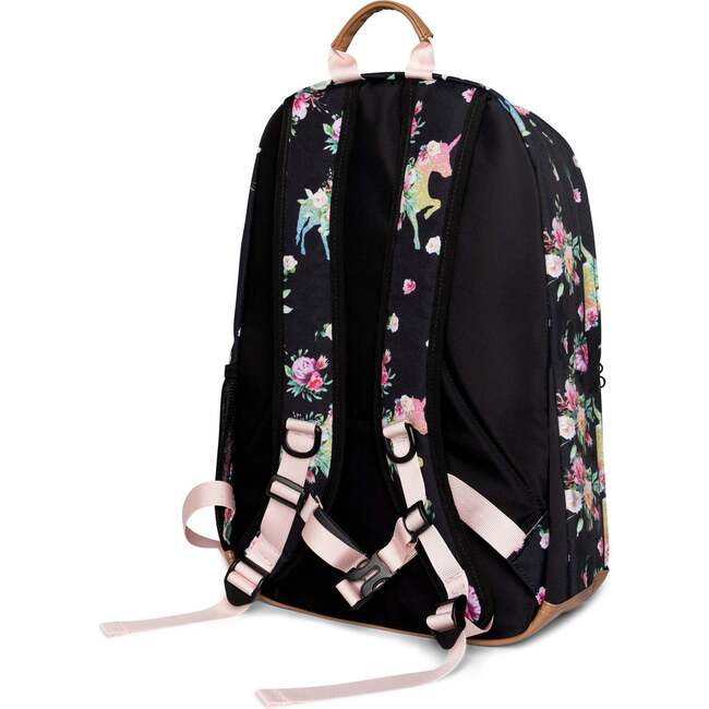 Backpack, Printed Unicorns And Flowers - Backpacks - 7
