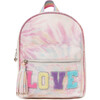 Love For Tie Dye Mini Backpack, Pink - Backpacks - 1 - thumbnail