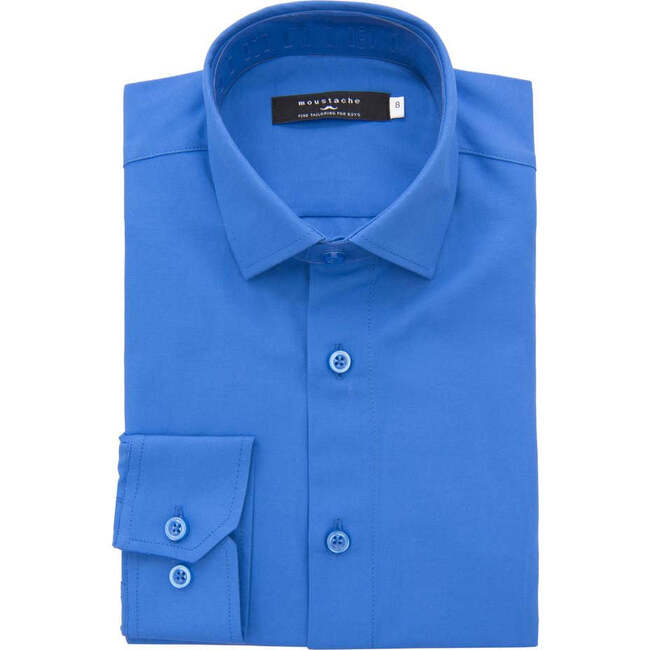 Solid Dress Shirt, Blue