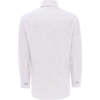 Circle Print Dress Shirt, White - Shirts - 3 - thumbnail