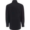 Solid Dress Shirt, Black - Shirts - 3