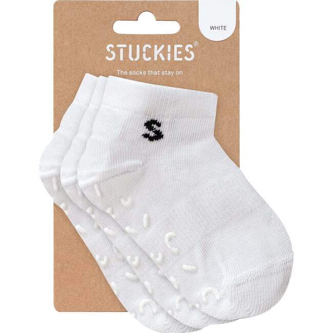 3-Pack Sneaker Socks, White - Socks - 1