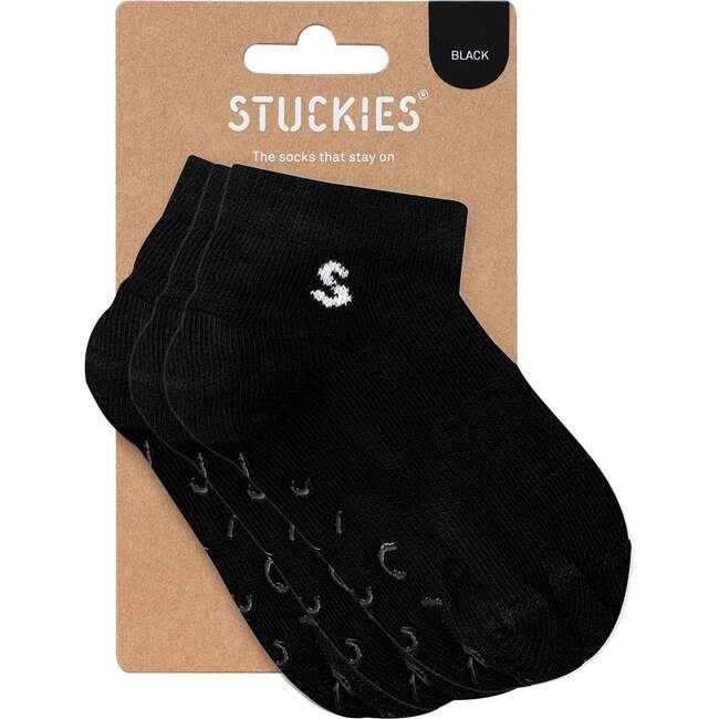 3-Pack Sneaker Socks, Black