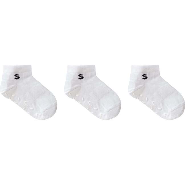 3-Pack Sneaker Socks, White