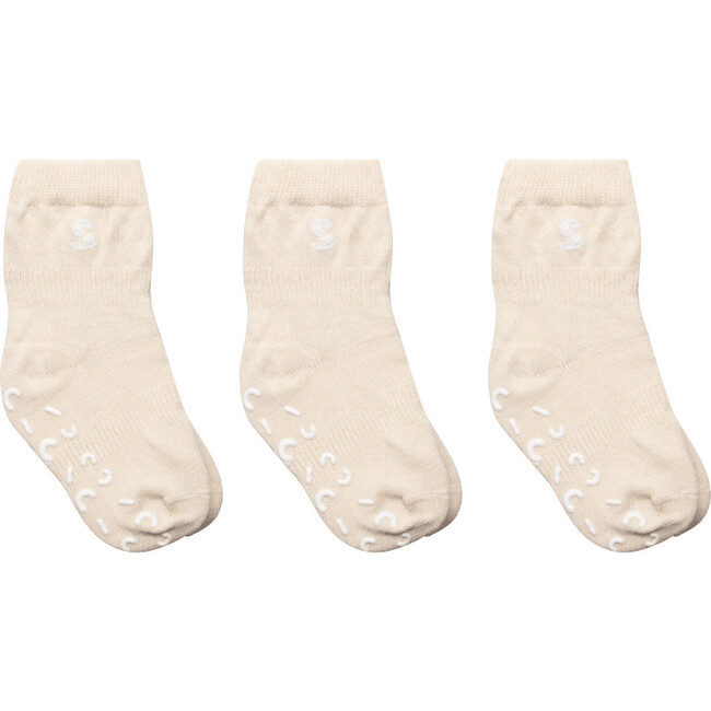 3-Pack Cotton Socks, Shell - Socks - 1
