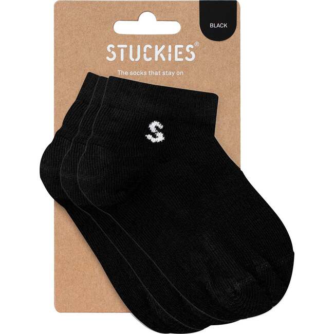 3-Pack Sneaker Socks, Black - Socks - 4