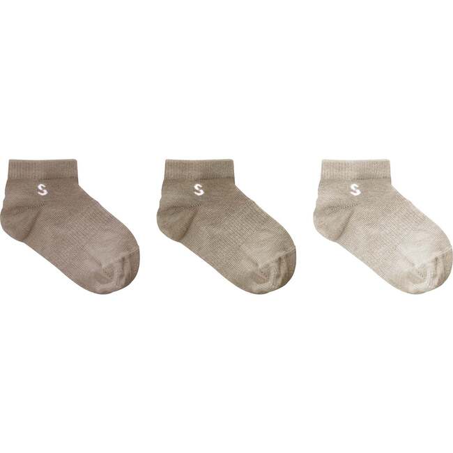 3-Pack Sneaker Socks, Sandy - Socks - 5