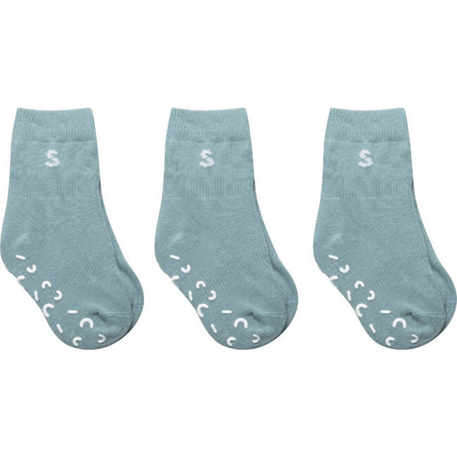 3-Pack Cotton Socks, Ocean