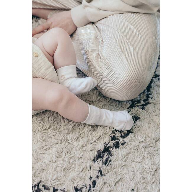 3-Pack Cotton Socks, White - Socks - 4