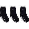 3-Pack Cotton Socks, Black - Socks - 1 - thumbnail