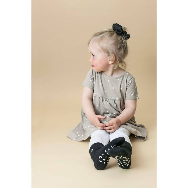 3-Pack Cotton Socks, Black - Socks - 3