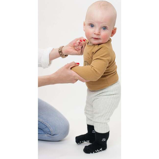 3-Pack Cotton Socks, Black - Socks - 4