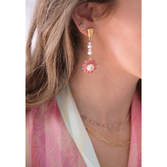 Magnolia Earrings, Grapefruit - Earrings - 3