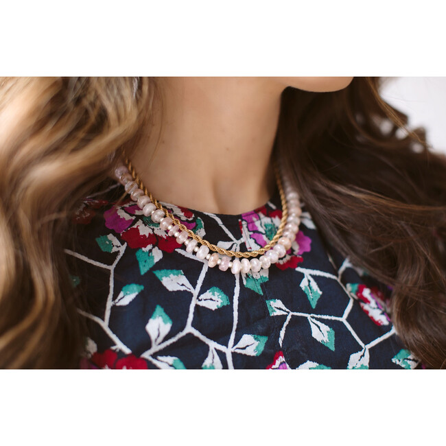 Rosie Necklace, Pink - Necklaces - 3