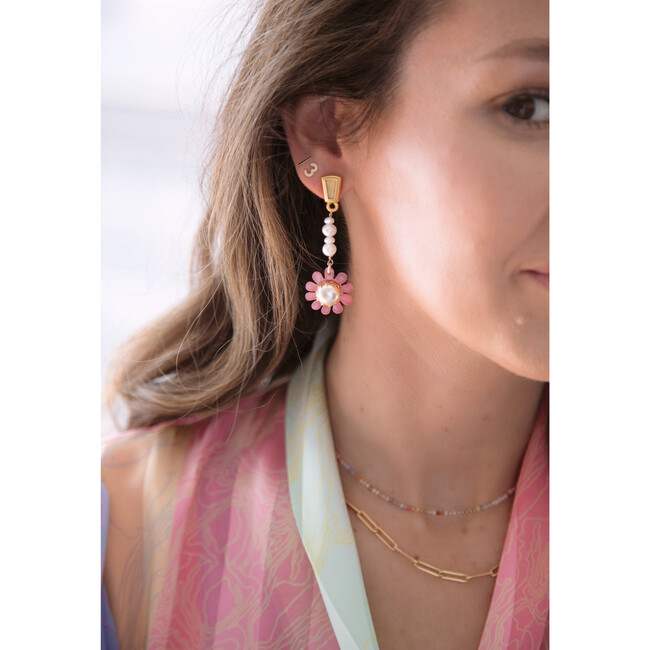 Magnolia Earrings, Grapefruit - Earrings - 4