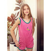 Velour Jumpsuit Crane Lake, Pink - Onesies - 2