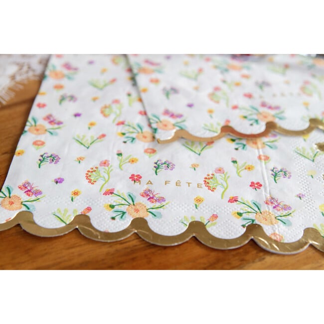 Tea Party Dinner Napkins, Square - Tableware - 4