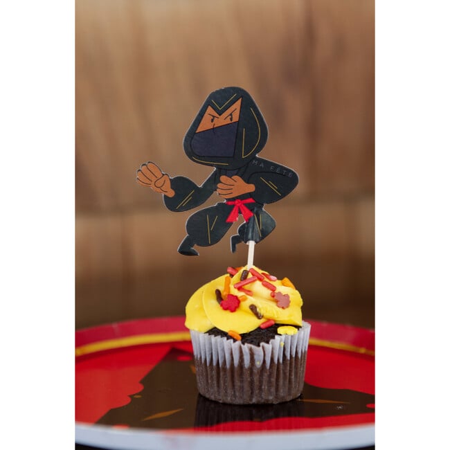 Ninja Cupcake Kit, Multi - Decorations - 4