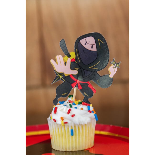 Ninja Cupcake Kit, Multi - Decorations - 7