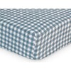 Crib Sheet, Navy Gingham - Crib Sheets - 1 - thumbnail