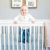 Crib Sheet, Navy Gingham - Crib Sheets - 4