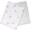 Cotton Muslin Swaddles, Daisy/Greenery (Pack of 2) - Swaddles - 4 - thumbnail