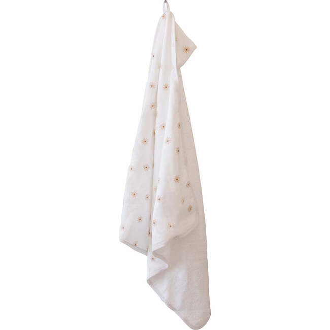 Hooded Towel, Daisies