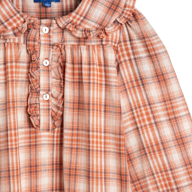 Hannah Dress, Mauve & Cream Plaid - Dresses - 3