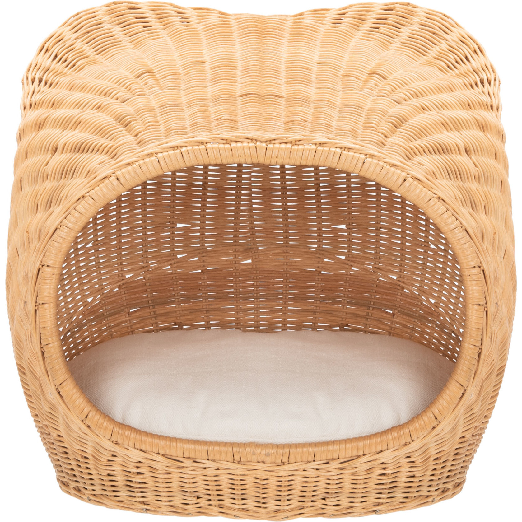 Toru Cat Bed with Cushion, Honey - Pet Beds - 1