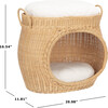Faati Cat Bed with Cushion, Honey - Pet Beds - 3 - thumbnail