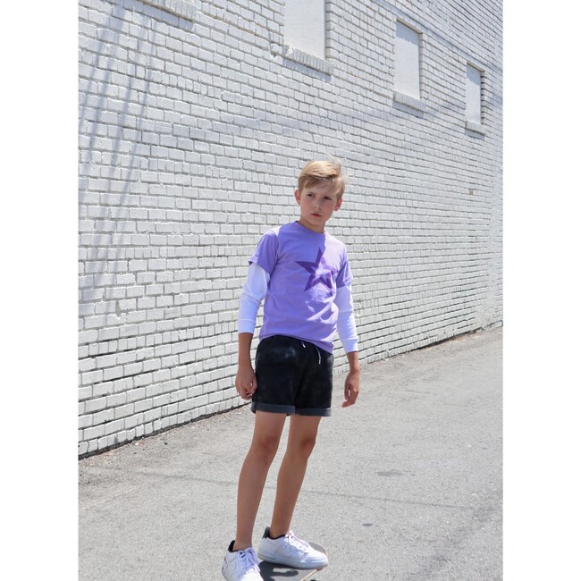 TIE-DYE Playshorts, Black Tie-dye - Shorts - 6