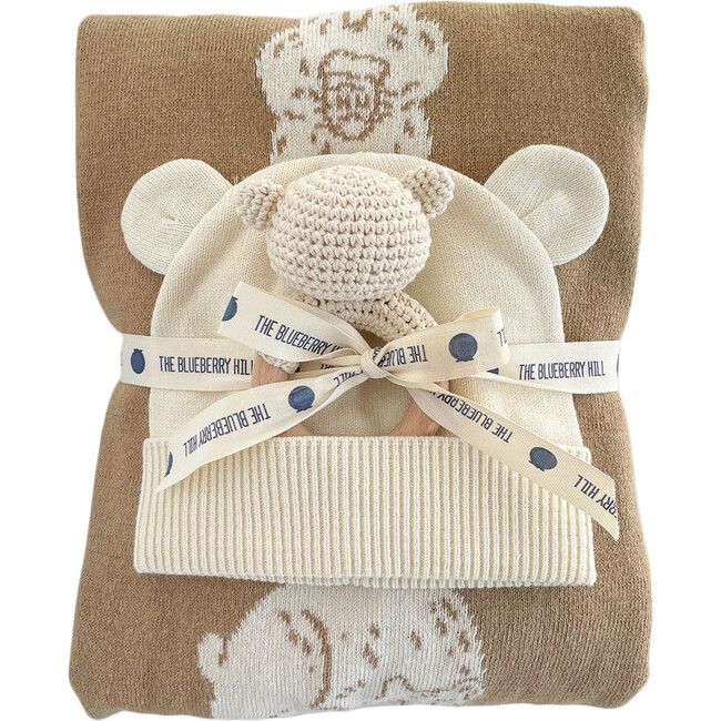 Honey Bear Baby Gift Set - Blankets - 1