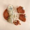 Lion Hat and Booties Set, Cinnamon - Costume Accessories - 2 - thumbnail