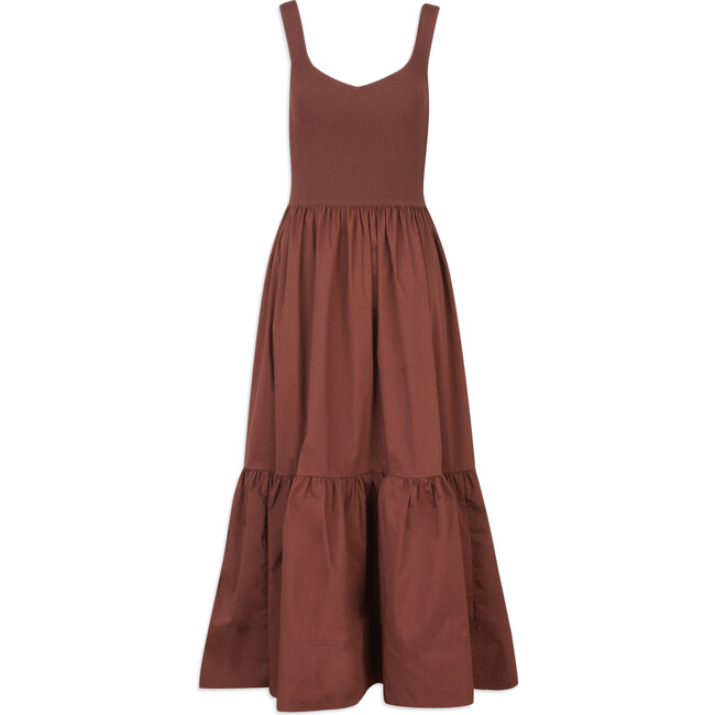Women's Josephina Dress, Cinnamon - Dresses - 1