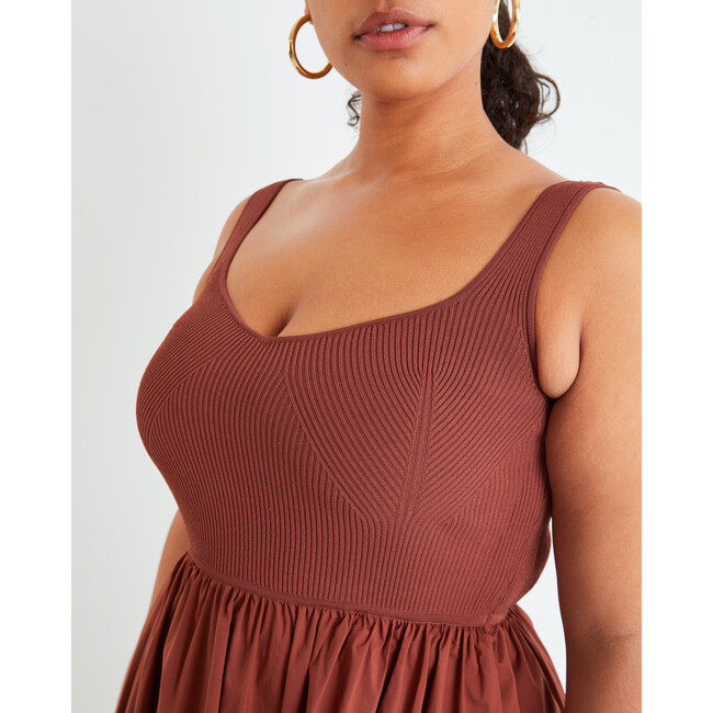 Women's Josephina Dress, Cinnamon - Dresses - 3