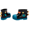 Mini Melissa Rain Boot + Fabula BB, Blue/Black - Boots - 3