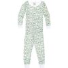 Golf Two Piece Pajamas, Green - Pajamas - 1 - thumbnail
