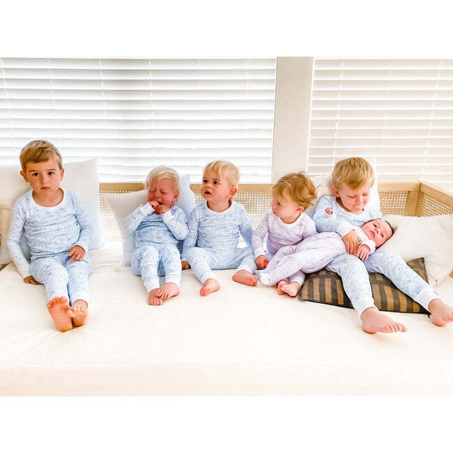 Hamtons Zip Onesie, Blue - Onesies - 3
