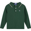 Wilfred Knitted Polo, Green - Sweaters - 1 - thumbnail