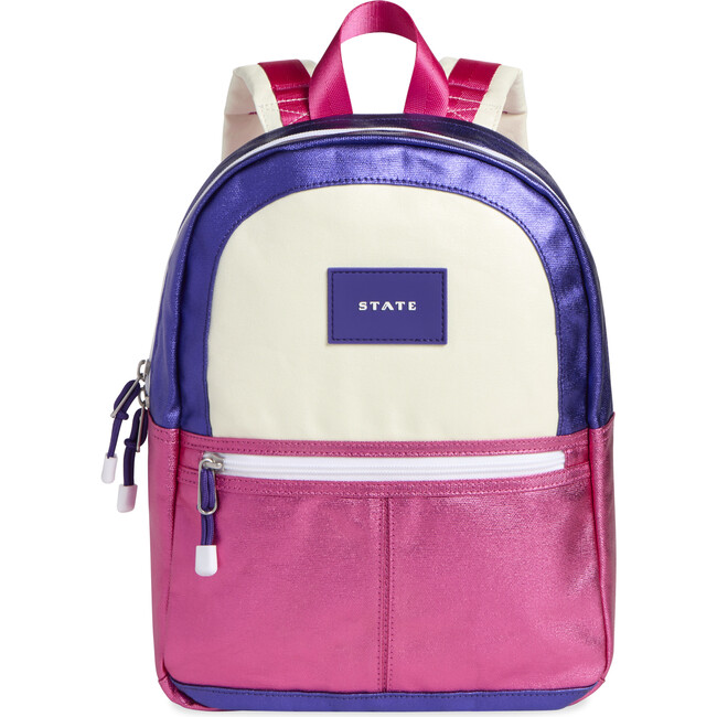 Kane Kids Mini Backpack, Purple/Hot Pink