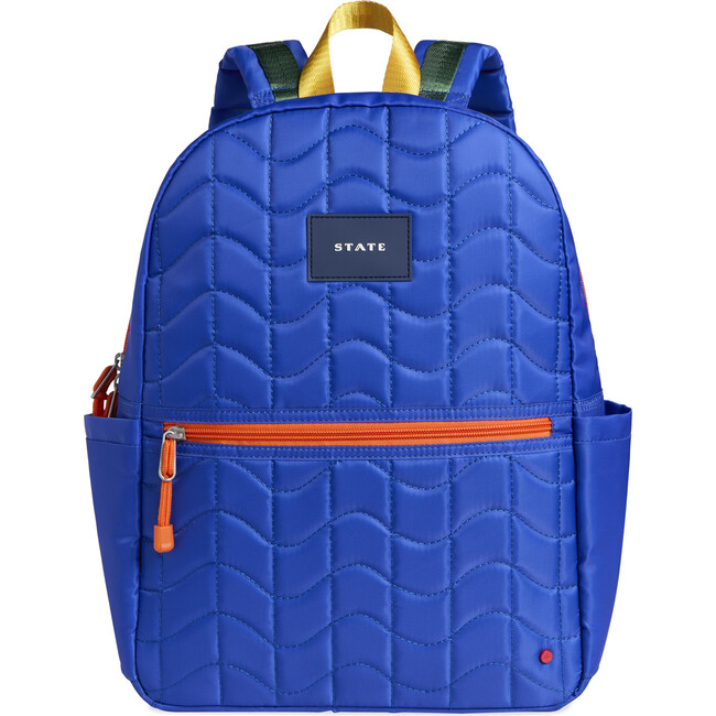 Kane Kids Travel Backpack, Blue Wiggly Puffer