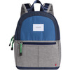 Kane Kids Mini Backpack, Navy/Heather - Backpacks - 1 - thumbnail